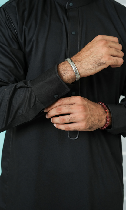 Black Jubba Dress For Man