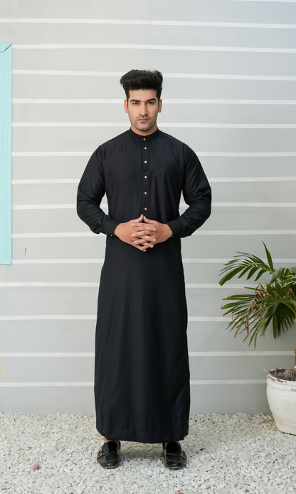 Premium Black Jubba Dress