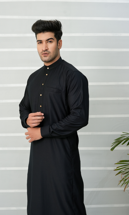 Premium Black Jubba Dress