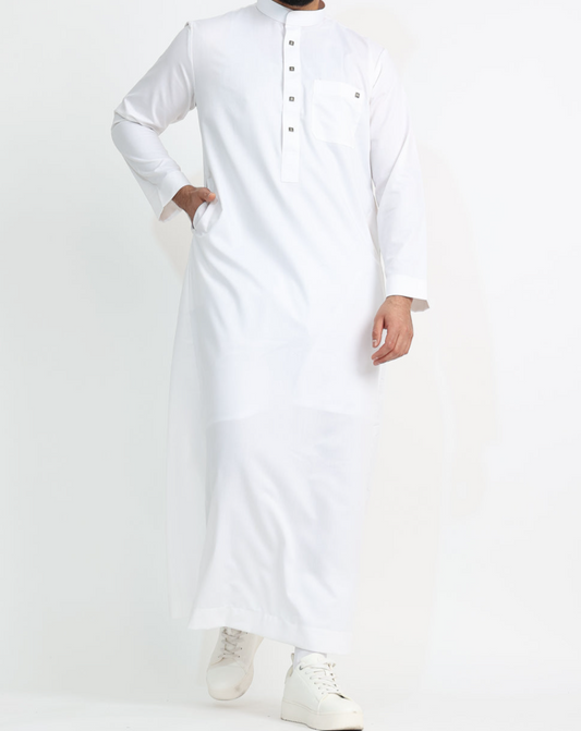 RSH 10 White Thobe For Men